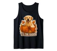 Tis The Season Labrador Retriever Cane Autunno Autunno Zucca Canotta