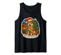 Tis The Season Norwegian Lundehund Dog Christmas Mom Dad Fun Canotta