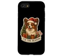 Tis The Season Papillon Dog Merry Christmas Tree Mom Dad Fun Custodia per iPhone SE (2020) / 7/8