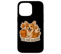 Tis The Season Pembroke Welsh Corgi Dog Autunno Zucca Custodia per iPhone 14 Pro Max