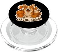 Tis The Season Pembroke Welsh Corgi Dog Autunno Zucca PopSockets PopGrip per MagSafe