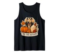 Tis The Season Saluki Dog Owner Autunno Autunno Zucca Spice Canotta