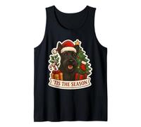 Tis The Season Scottish Terrier Cane Buon Natale Mamma papà Canotta