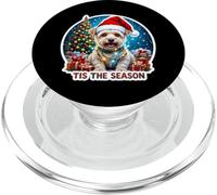 Tis The Season - Terrier di grano morbido rivestito per Natale PopSockets PopGrip per MagSafe