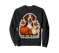 Tis The Season Treeing Walker Coonhound Cane Autunno Autunno Carino Felpa