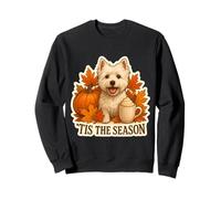 Tis The Season West Highland White Terrier Cane Autunno Autunno Felpa