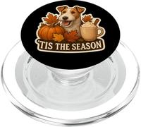 Tis The Season Wire Fox Terrier Cane Autunno Autunno Zucca Carino PopSockets PopGrip per MagSafe