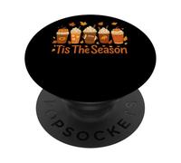 Tis The Season Zucca Spice Latte Autunno PopSockets PopGrip Adesivo