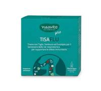 Tisaflu - Tisana con Tiglio, Sambuco ed Eucalipto - Per il benessere delle vie respiratorie, con vitamina C per rinforzare le difese