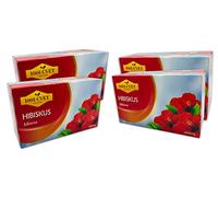 Tisana delle Alpi, Tè all'ibisco - 4 confezioni da 20 bustine (80 bustine di tè)
