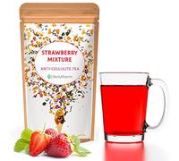Tisana Drenante E Dimagrante Bodyblooms® Gusto Fragola| Tisane Regalo | Tisane Drenanti E Dimagranti Donna/uomo | Infuso sgonfiante| te sfuso e detox tea | Tisana Depurativa Da 100g Con Frutta A Pezzi