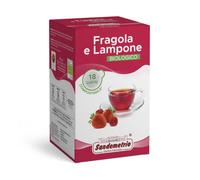 Tisana Fragola Lampone Sandemetrio 18 Cialde Ese 44 Filtro Carta