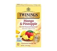 Tisana, mango e ananas, senza caffeina, 20 bustine di tè, 48 g Twinings