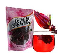 Tisana Naturale Biologica Ai Fiori Di Rosella Essiccati Sapore Floreale Intenso E Aspro Con Una Consistenza Morbida E Rinfrescante Facile Da Preparare Con La Zuppa Di Tè Rosa Brillante (250g)