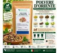 Tisana Polvere d'Oriente Miscela Erbe Senna Anice Menta 100 500 1000 g