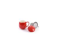 Tisaniera Rossa Con Filtro Inox