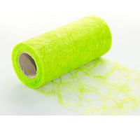 Tisch-Deko Sizoweb® - Runner extralungo in tessuto non tessuto per matrimoni e feste, dimensioni: 250 x 20 cm, colore: verde chiaro