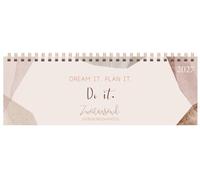 Tischkalender quer Plan it 2027: 1 Woche 2 Seiten; Tischquerkalender mit Sprüchen und viel Platz für Notizen; Format: 29,8 x 10,5 cm