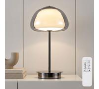 Tischlampe LED Globo Dimmbar Con Telecomando Nera 25 cm