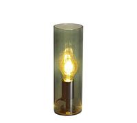 Tischleuchte Lampada da Tavolo Vetro 30 CM Alto Stretto Ø 10 Verde E27 Lato