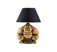 Tischleuchte Tischlampe Sumoringer 49 cm In Beige Schwarz E27