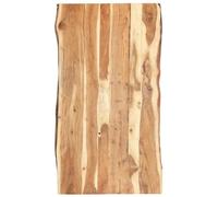 Tischplatte Massivholz Akazie 118x(50-60)x3,8 cm