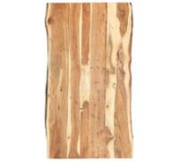 Tischplatte Massivholz Akazie 118x(50-60)x3,8 cm