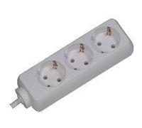 Tischsteckdose 3-fach mit 3m H05VV-F 3G15mm mit Kinderschutz Schutzkontakt nicht ffenbar Smart NEW