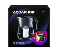 Tischwaserfilter Caraffa AQUAPHOR Provenza Nero 1x A5 + 2x A5H Cartuccia Filtro