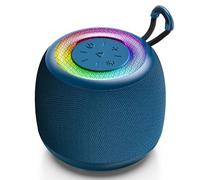 Tisco Cassa Bluetooth Portatile Mini, Speaker Wireless con Bluetooth 5.3, 24H di Autonomia, Suono Surround 360°, Impermeabile, Luci RGB, TWS/SD, Ideale per Feste/Viaggi/Esterni (Blu)