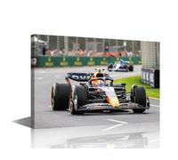 TISHIRON Super Car Wall Paintings Wall Art for Men Boys Bedroom Wall Decor Race Car Qualifying Day Painting Poster incorniciato Casa Soggiorno Camera da letto Decorazione della stanza dei giochi 45,7