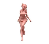 TISHITA 1:64 Modello di Costume da Bagno Mini Beach Hot Girl Figure Tiny People Model Modelli di Personaggi 3D per Micro Paesaggi Scena in Miniatur, Non Dipinto