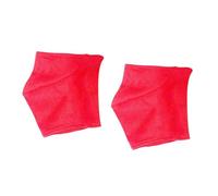 TISHITA 2 Pezzi Copriscarpe Pole Dance Protettori Scarpe Antigraffio Manicotti Suede Coperchi Protettivi Resistenti Adatti per Ballo Costume, Red M