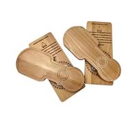 TISHITA 2 Pezzi Pilates Foot Exercisers Attrezzo Allenamento Piedi in Legno Resistente per Rafforzare Muscoli Correggere Allineamento Migliorare Postura Adatt