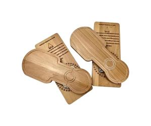 TISHITA 2 Pezzi Pilates Foot Exercisers Attrezzo Allenamento Piedi in Legno Resistente per Rafforzare Muscoli Correggere Allineamento Migliorare Postura Adatt