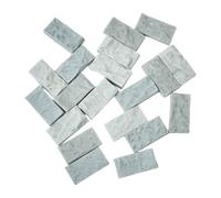 TISHITA 20 Pezzi di Pavimentazione in 1/35, Kit di Modellismo per Diorami, Costruzione di Edifici, Pavimentazione di Ricambio per Casa delle Bambole, S
