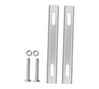 TISHITA 2X Staffe di Montaggio per Cestino da Bicicletta, Resistenti, Pratiche, con Piastra in Metallo