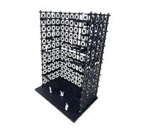 TISHITA 5 Pezzi Espositore Modello Portacollezioni Base Interconnessa Robot Trasformabile Supporto Personaggio Organizzatore in Pp Adatto a Regalo Arredamento, 21.5 Cm X 14.3 Cm X