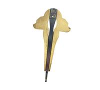 TISHITA Arpa a Mascella Arpa Ebraica Creativa Strumento Musicale a Bocca Russo in Metallo con Suono Facile Da Suonare E Design Portatile per, Triangolo d'oro