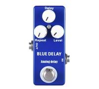 TISHITA Audio Delay Processor Pedale Delay Chitarra Effetti Pedale Analogico Processore Ritardo Ripetizioni Controlli Tre Manopole Tempo Ripetizioni Livello