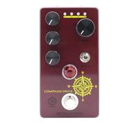 TISHITA Audio Processor Pedale Effetti Chitarra Modulazione Compatto Stompbox con Manopole Commutatore a Levetta Struttura in Alluminio Prese Superiori Luci, COMPASS DRIVE