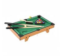 TISHITA Biliardo da Tavolo Mini per Bambini Set Gioco Biliardo Tavolino Pool Snooker con Due Stecche Palle Triangolo E Gesso Telaio in Mdf Panno Vellutato per