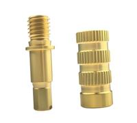 TISHITA Biliardo Pool Cue Joint Pin Vite Inserto Stecca Biliardo Dado Estensione Giunto Hardware Montaggio in Rame Adatto per Giocatori PRO, Style a