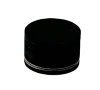 TISHITA Billiard Cue Tip Punta Biliardo Multi-layer Accessorio Rotazione Accuratezza PU Pelle Durevole Protezione Ferrule Adatto per Giochi Biliardo Sala Privata Club Sociale Pratica, Nero