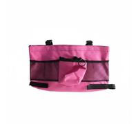 TISHITA Borsa per Deambulatori Borsa Organizzatore Tasca Portaoggetti Sacca Appendibile Struttura con Tasche a Rete Tessuto, Borsa Organizer Per Deambulatore, Array, Rosa