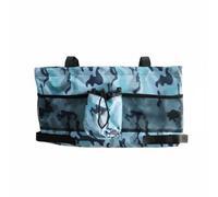 TISHITA Borsa per Deambulatori Borsa Organizzatore Tasca Portaoggetti Sacca Appendibile Struttura con Tasche a Rete Tessuto, Borsa Organizer Per Deambulatore, Array, Mimetico Blu