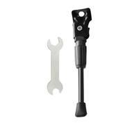 TISHITA Cavalletto per Bicicletta, Cavalletto Laterale per Bicicletta per Bambini, Montaggio su Una Sola Gamba, Base in Ferro, Installazione Pratica per, Nero, 18 in