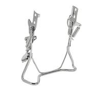 TISHITA Cavalletto Posteriore Elettrico per Monopattino con Doppia Gamba in Ferro Robusto Supporto da Terra per Parcheggio Esterno Stabile Bicicletta Accessori