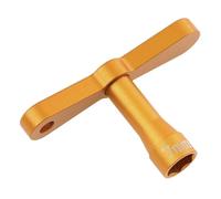 TISHITA Chiave per Dadi Strumento per Ruote Chiave a T Manicotto Esagonale con Attacco da 7mm per Dadi M4 Adatto per Sostituzione Pneumatici su Automodelli E, Giallo