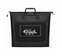 TISHITA Contenitore Attrezzatura Pesca Borsa Multiuso EVA Resistente Pieghevole Impermeabile Spazio Organizzato Accessori Adatto per Garage Campeggio Barca, Nero, 42